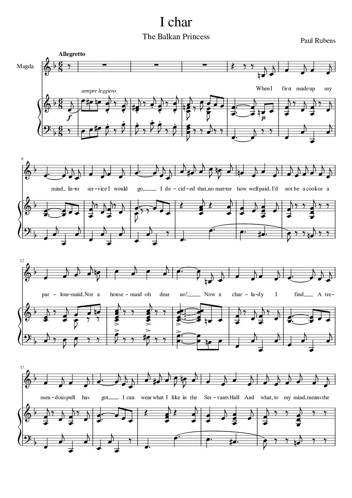 The Balkan princess - Page 1