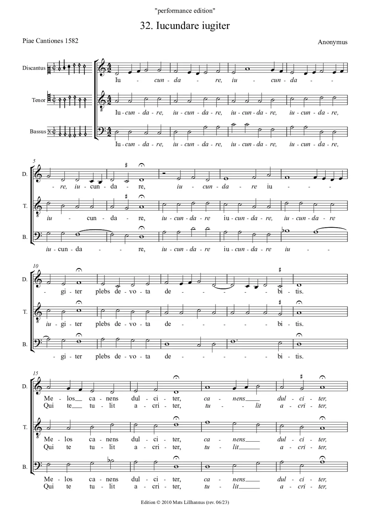 Iucundare iugiter - Page 1