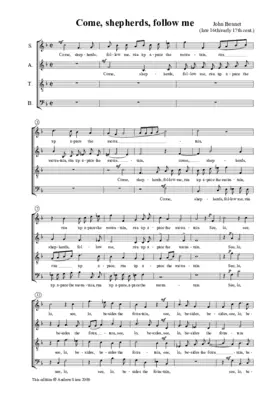 Come shepherds, follow me