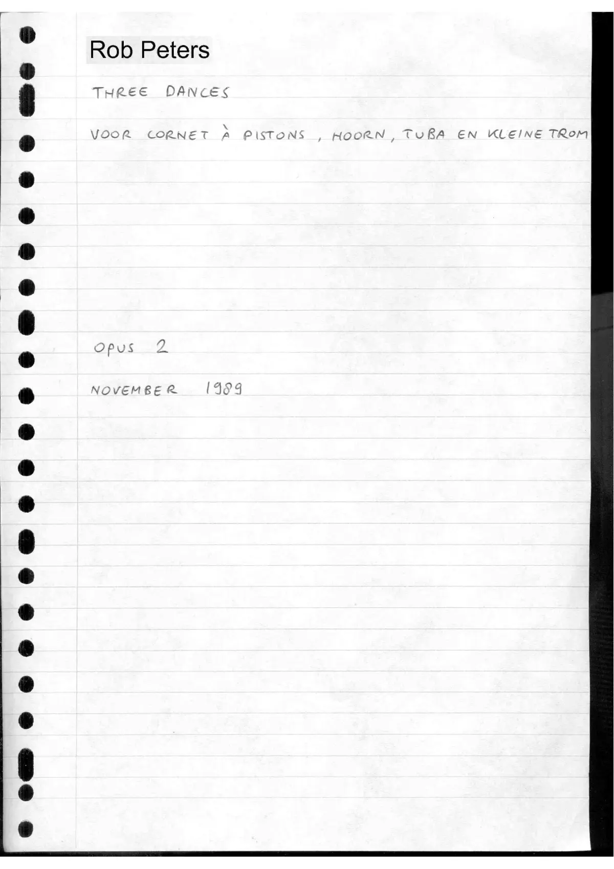 3 Dances - Page 1