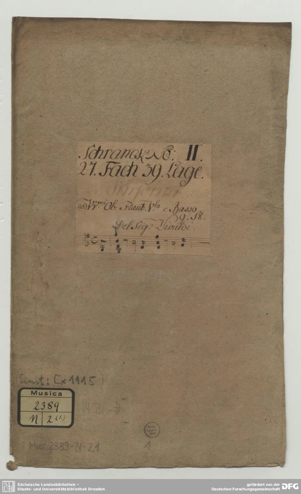 Sinfonia for Strings in G major - Page 1