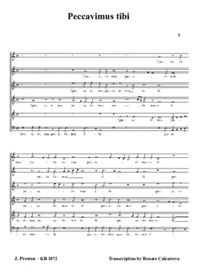 Peccavimus tibi