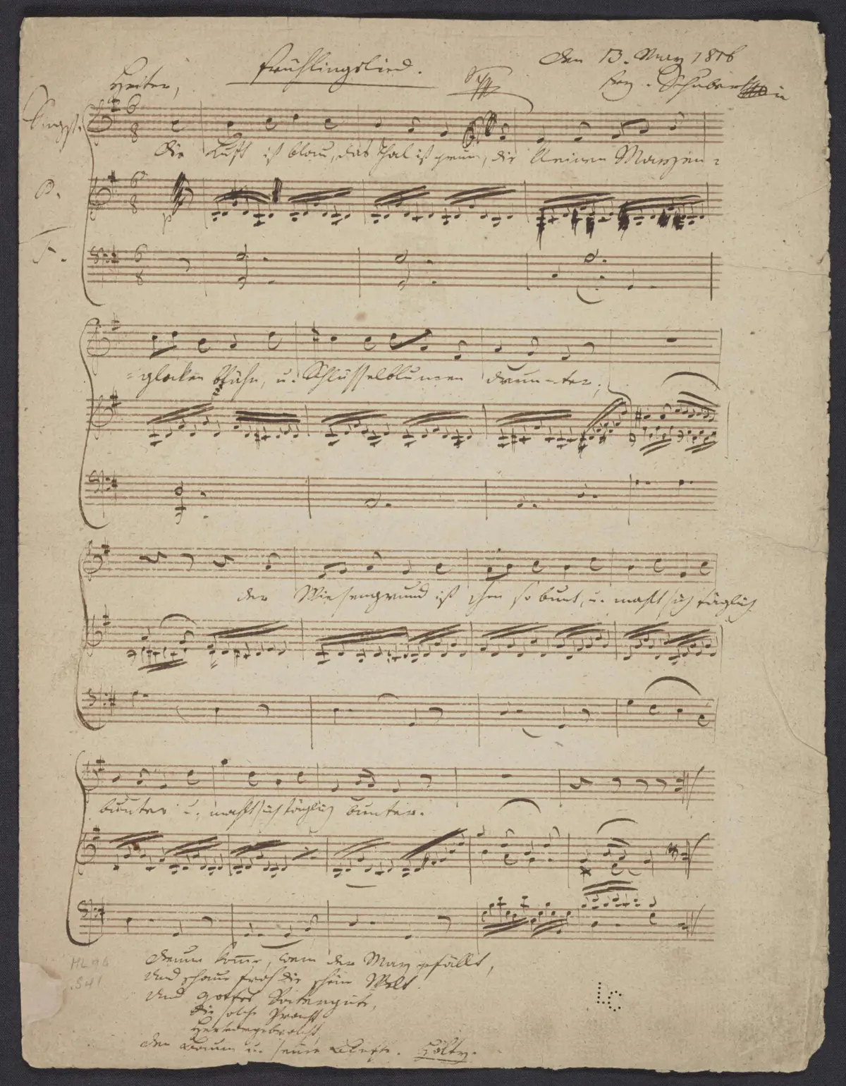 Frühlingslied - Page 1