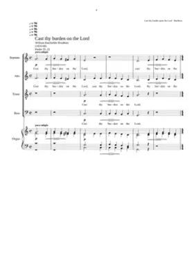 Cast thy burden on the Lord