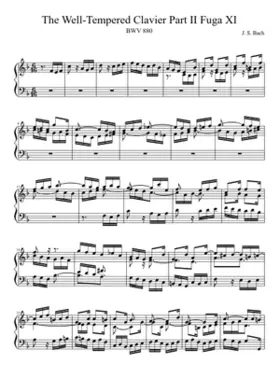 Prelude and Fugue in F major BWV 880