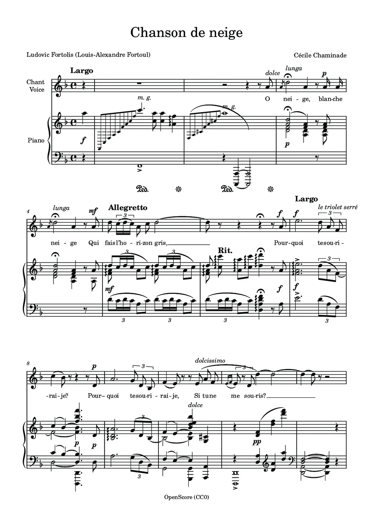 Chanson de neige - Page 1