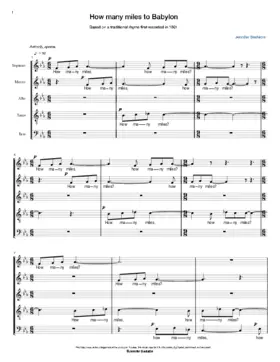 How many miles to Babylon