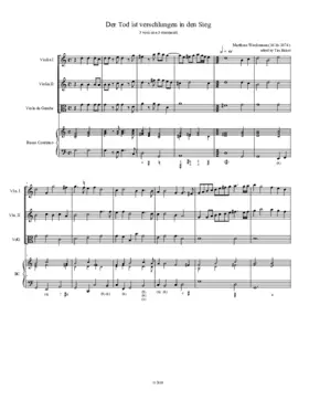 Der Tod ist verschlungen in den Sieg