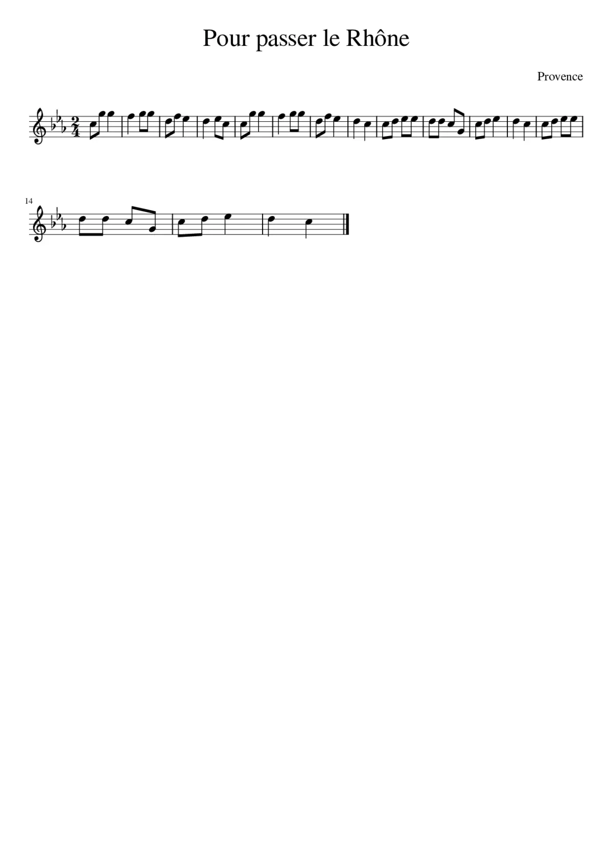 Pour passer le Rhône - Page 1