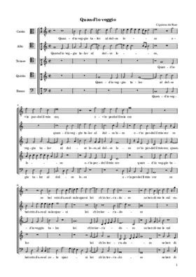 Quand'io veggio