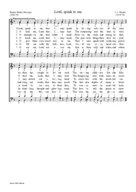 Lord, speak to me, that I may speak