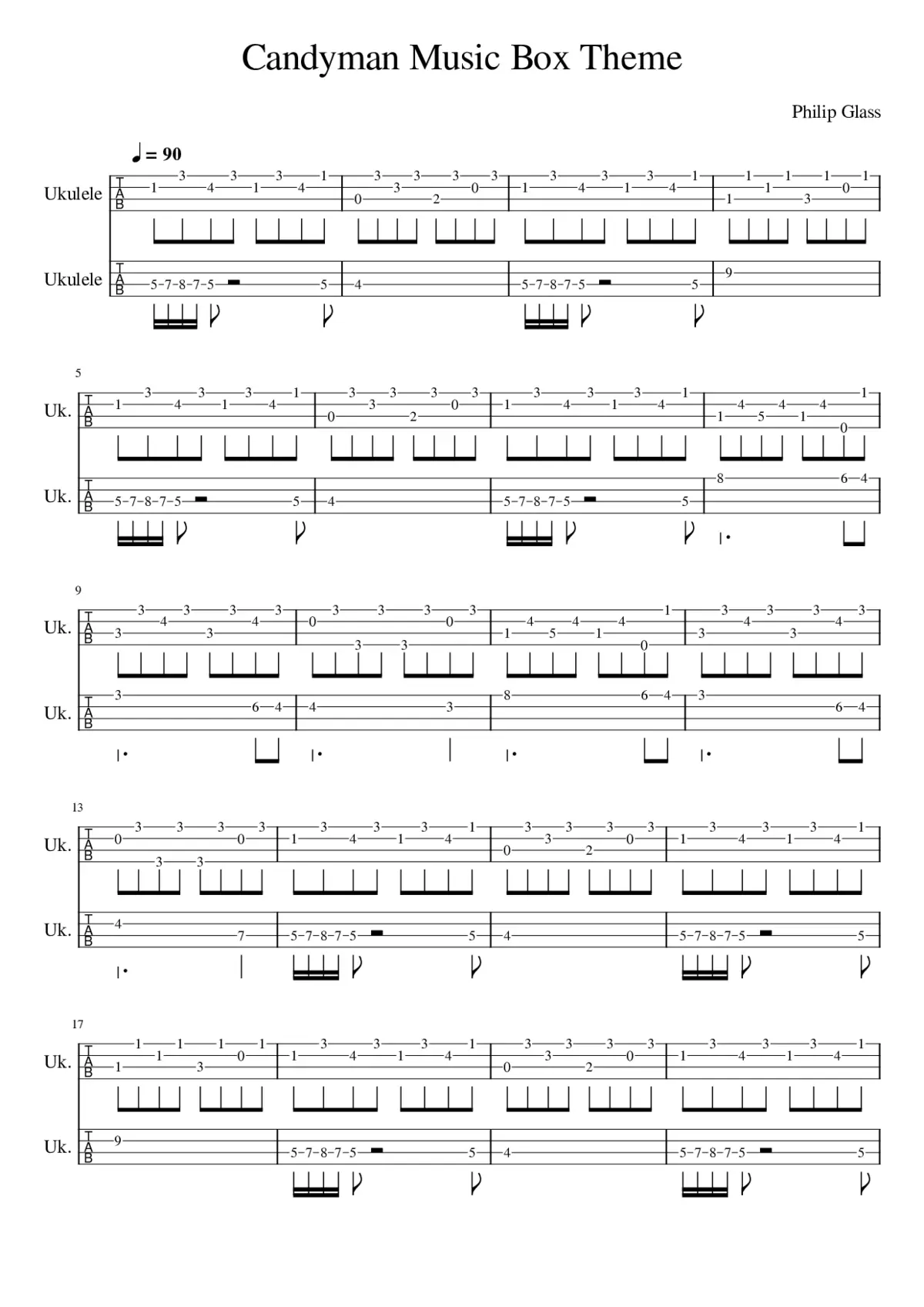 candyman theme - Page 1
