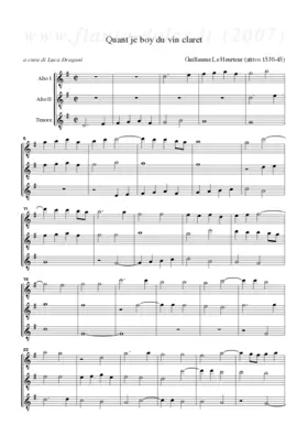 Quant je boy du vin claret