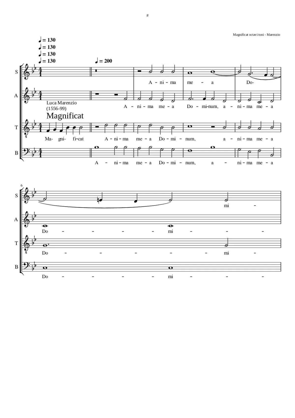 Magnificat Octavi Toni - Page 1
