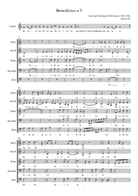 Benedictus Dominus Deus Israel a 5