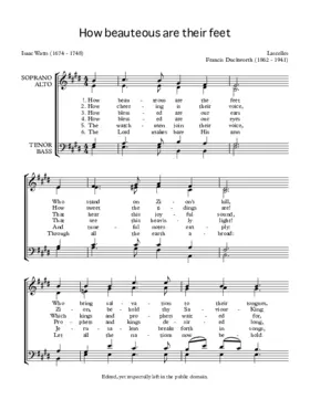 How beauteous are their feet