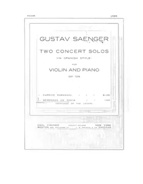 Two Concert Solos