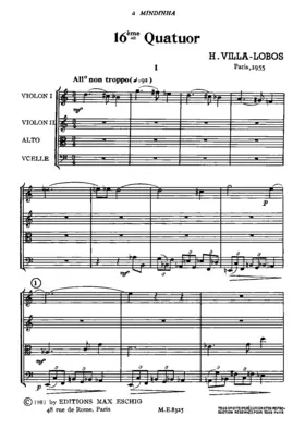 String Quartet No.16