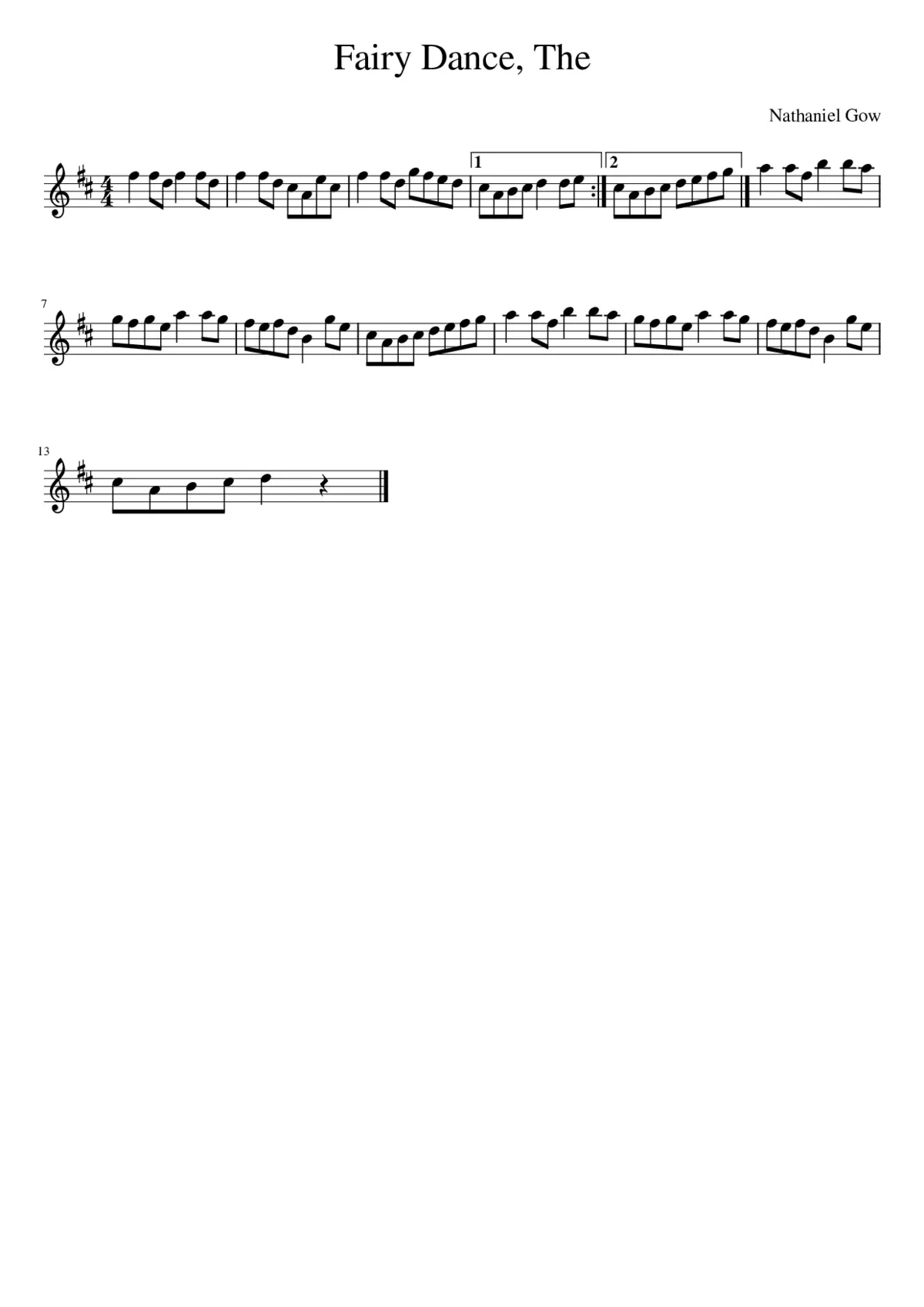 The fairy dance - Page 1