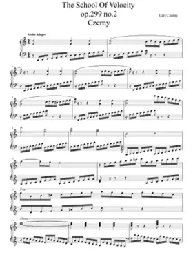 School of Velocity op.299 no.2 Czerny