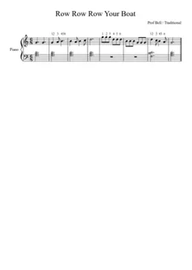 row row row your boat