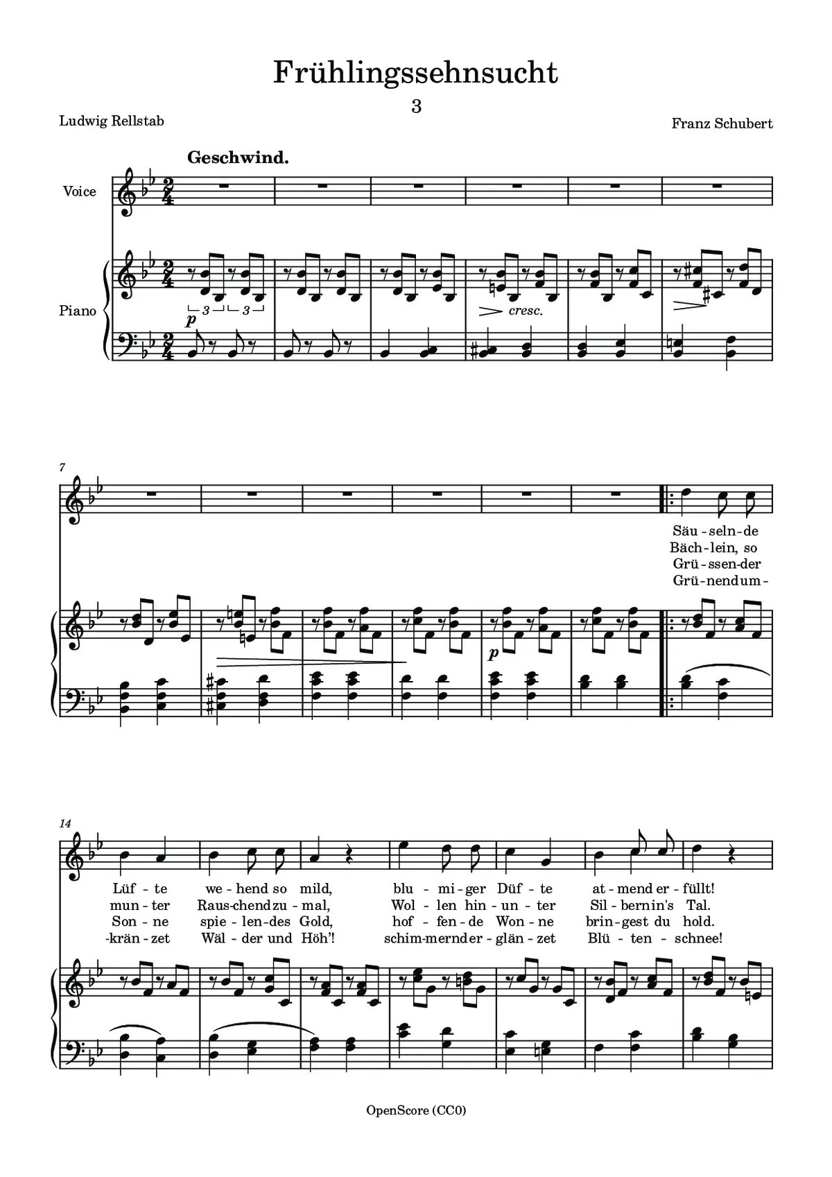 Frühlingssehnsucht - Page 1