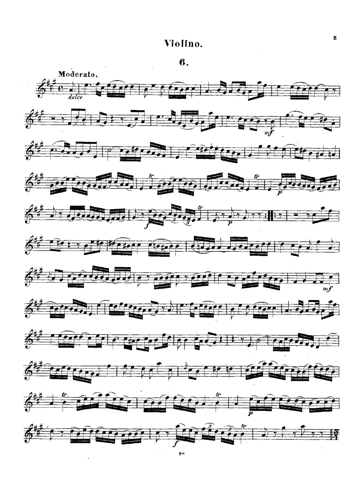 Baryton Trio in A major - Page 1