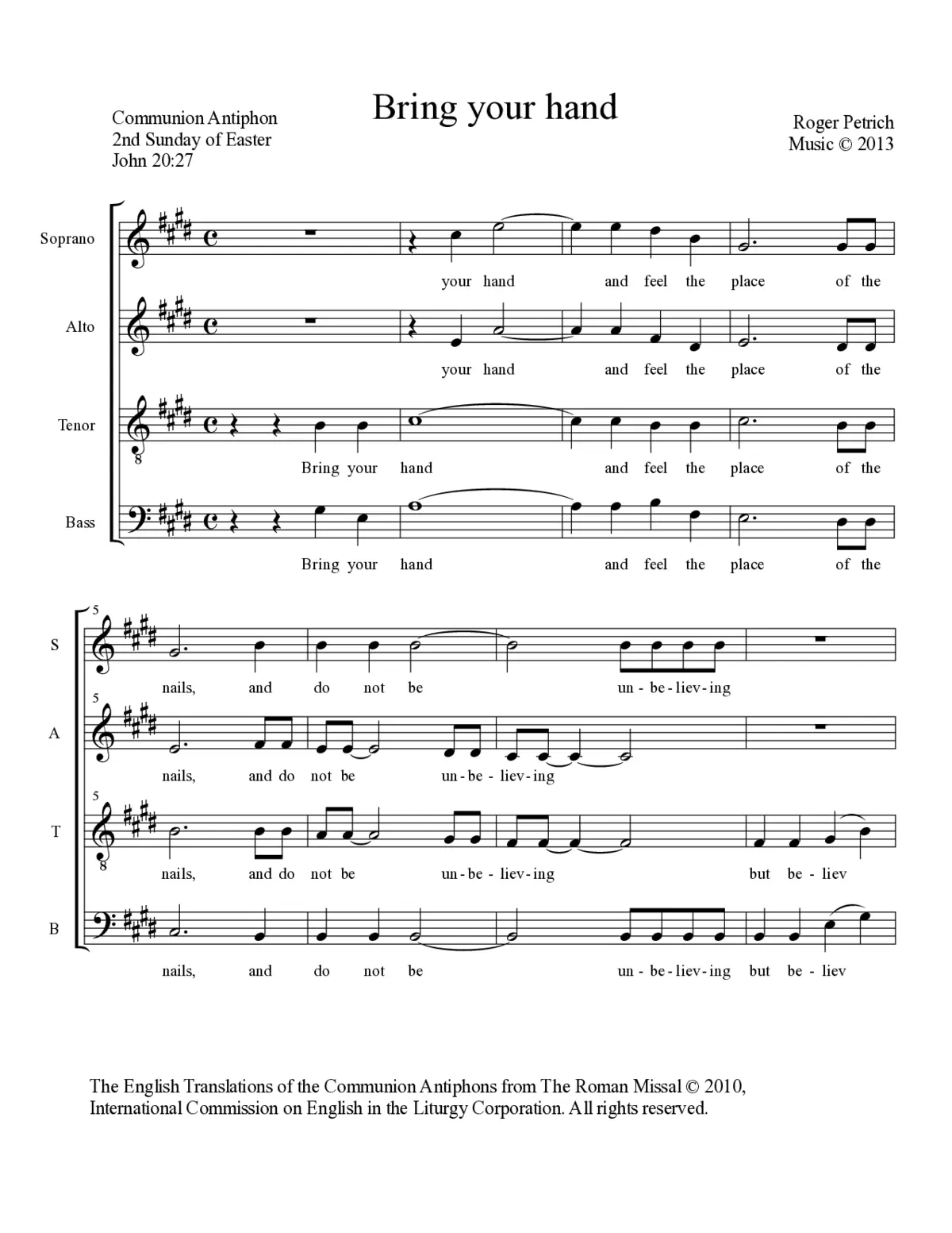 Bring your hand - Page 1