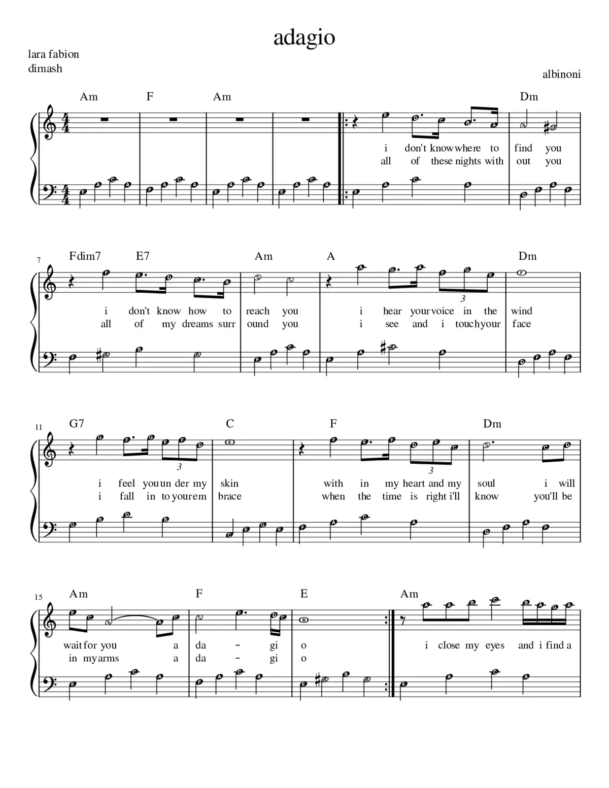 adagio - Page 1