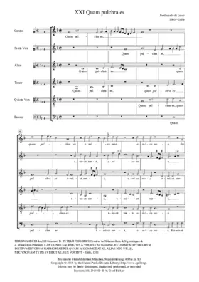 Quam pulchra es (2nd setting)
