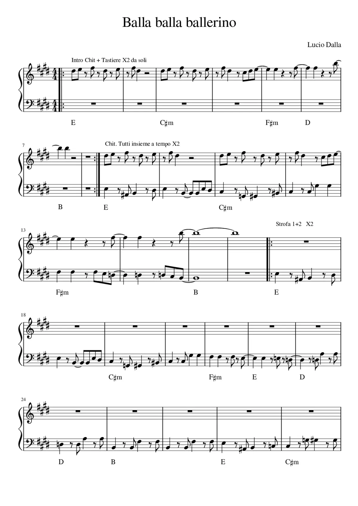balla balla ballerino - Page 1
