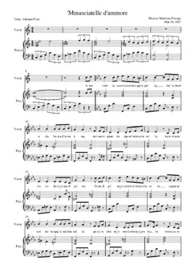 'Mmasciatelle d'ammore