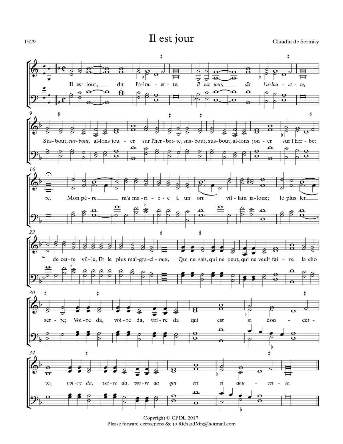 Il est jour - Page 1