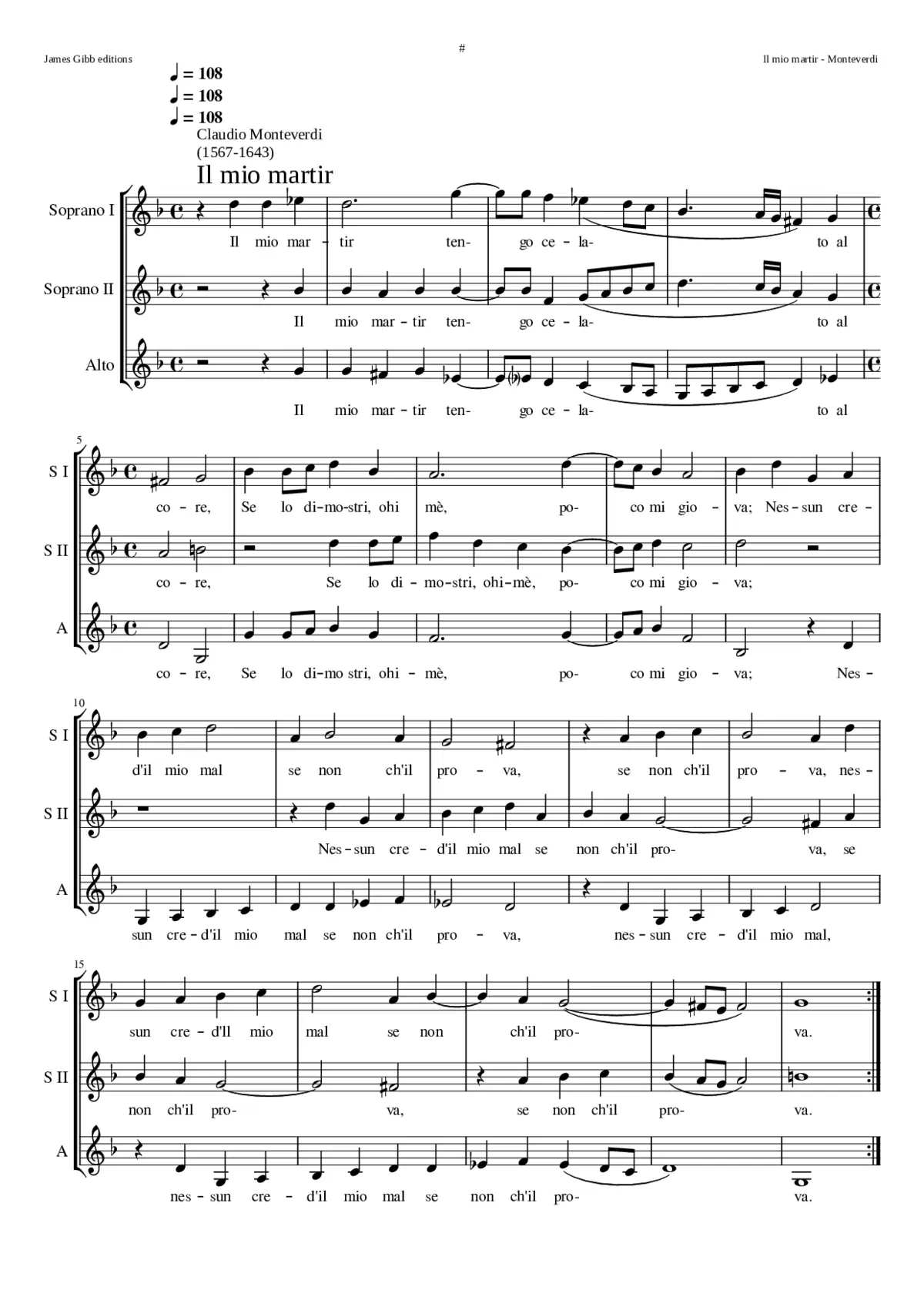 Il mio martir - Page 1
