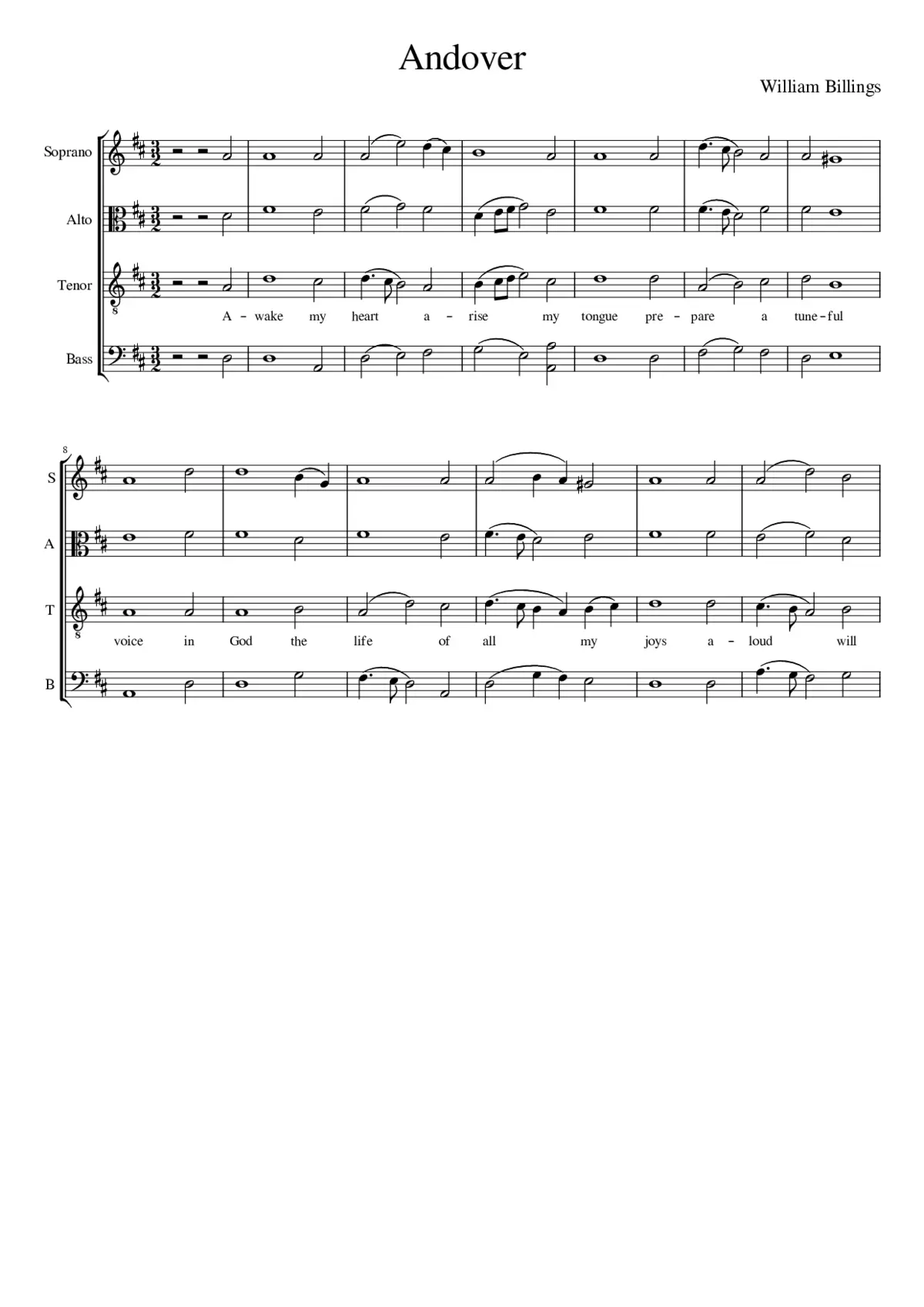 ANDOVER (Bilings) - Page 1