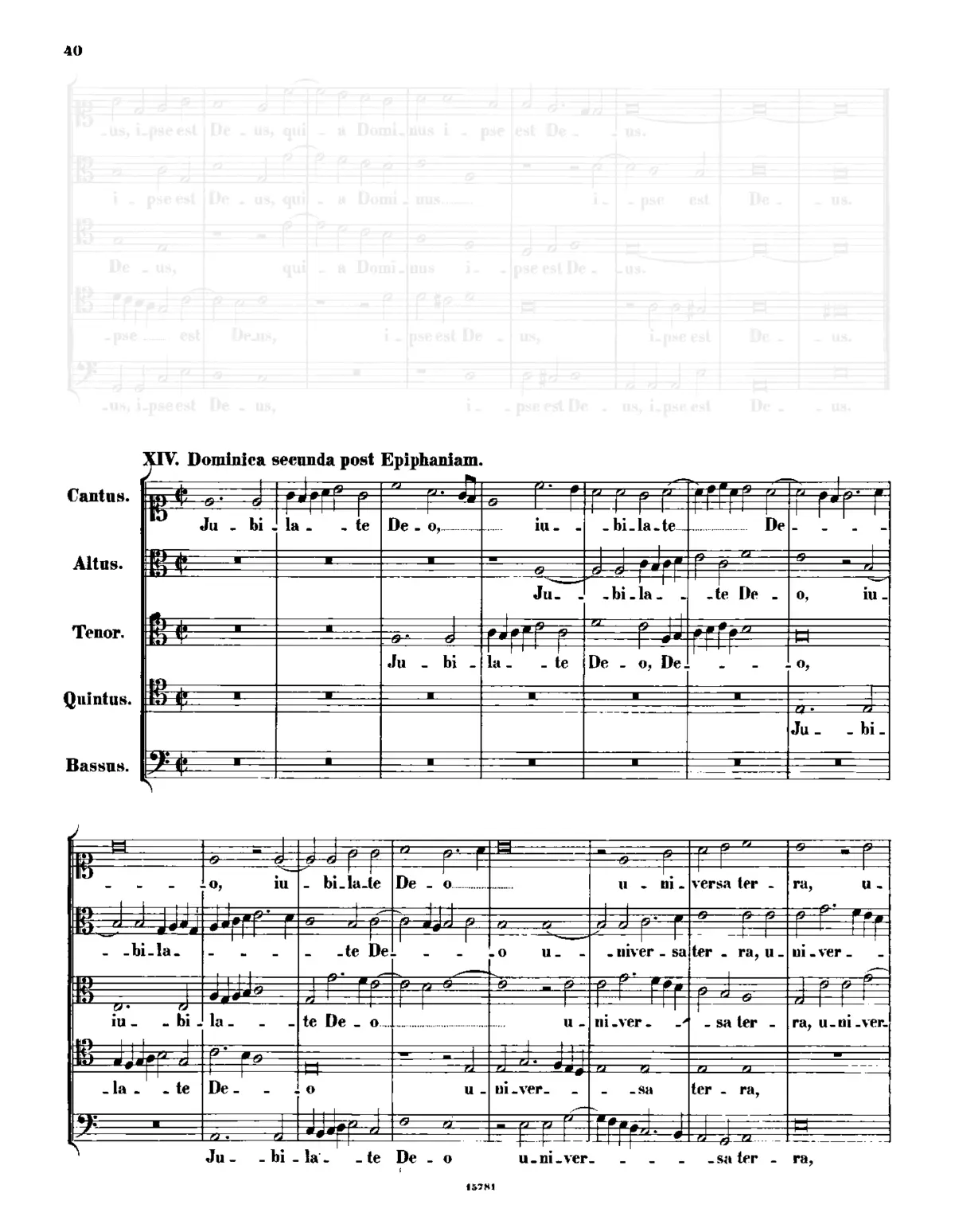 Iubilate Deo universa terra - Page 1