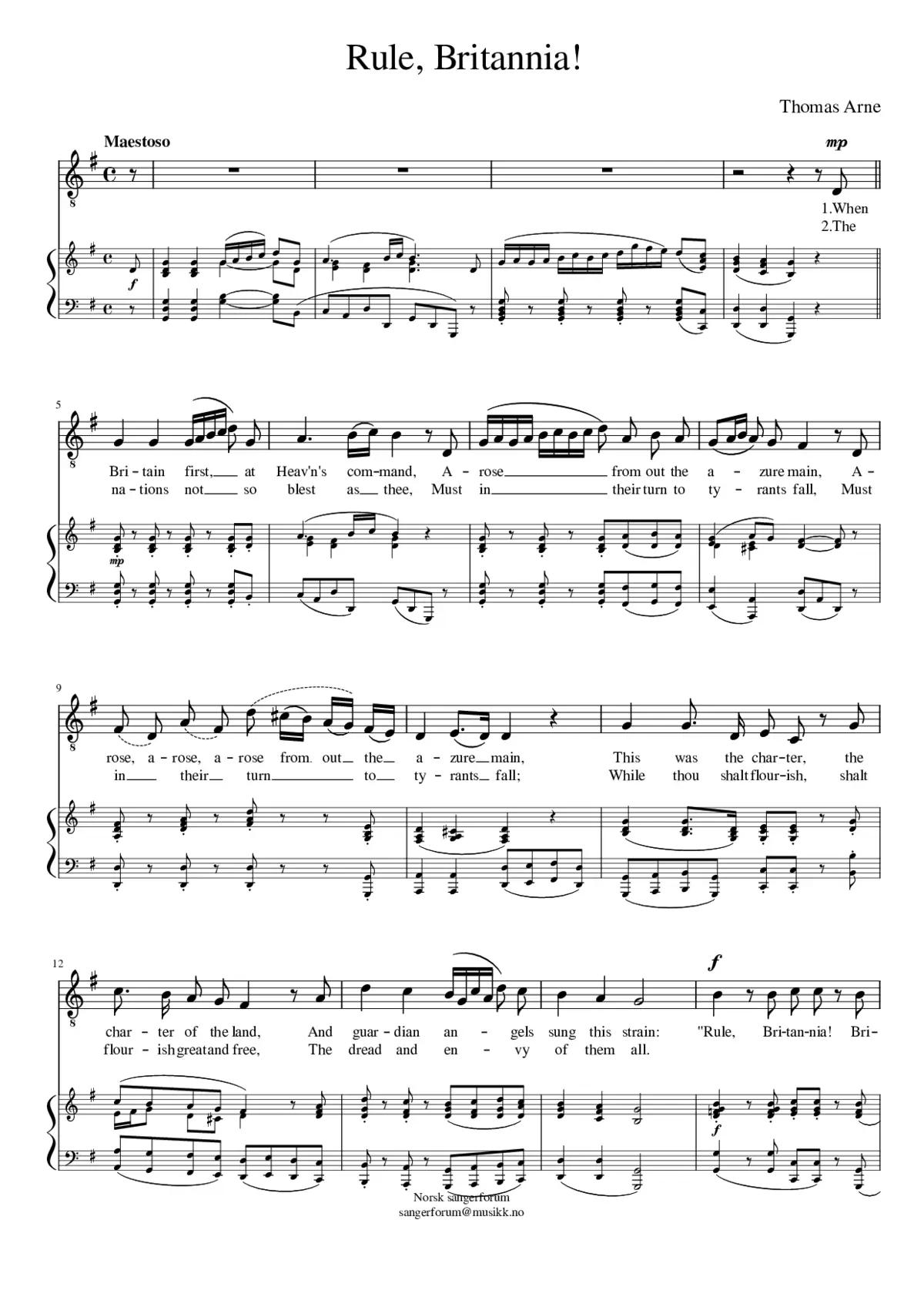 Rule Britannia - Page 1