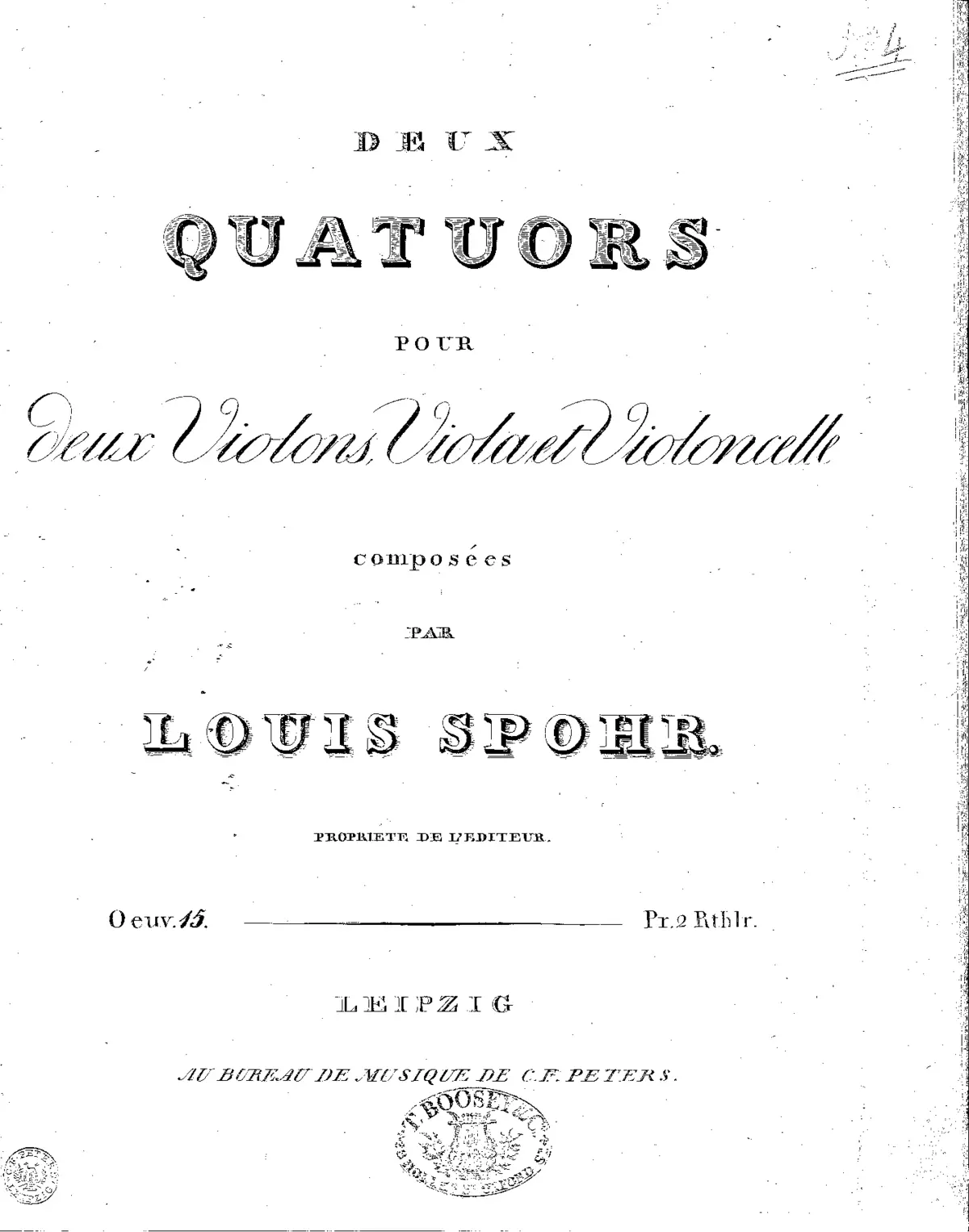 2 String Quartets - Page 1