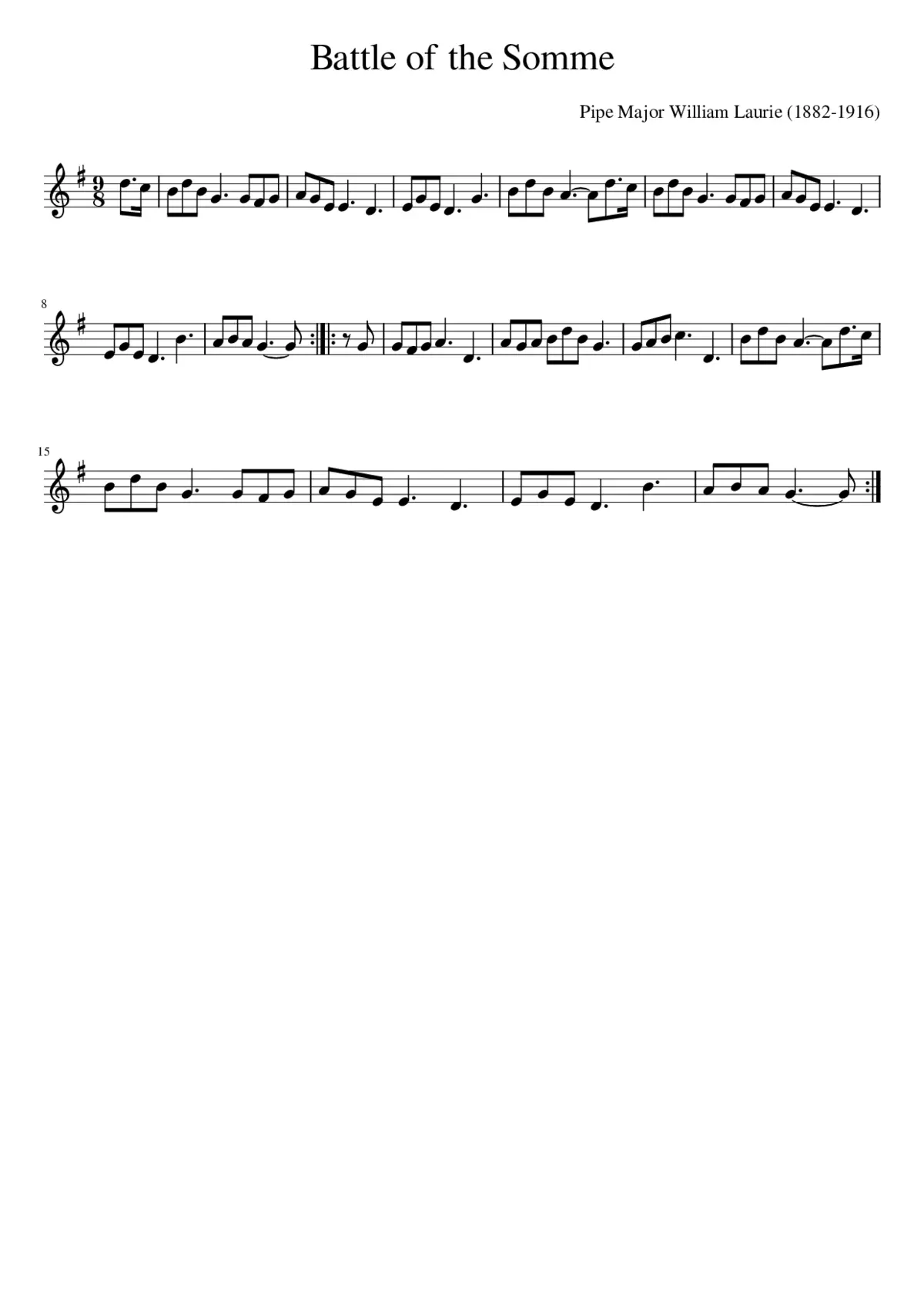 the Battle of the Somme - Page 1