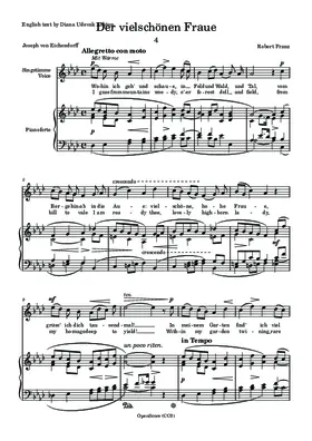 Der vielschönen Fraue