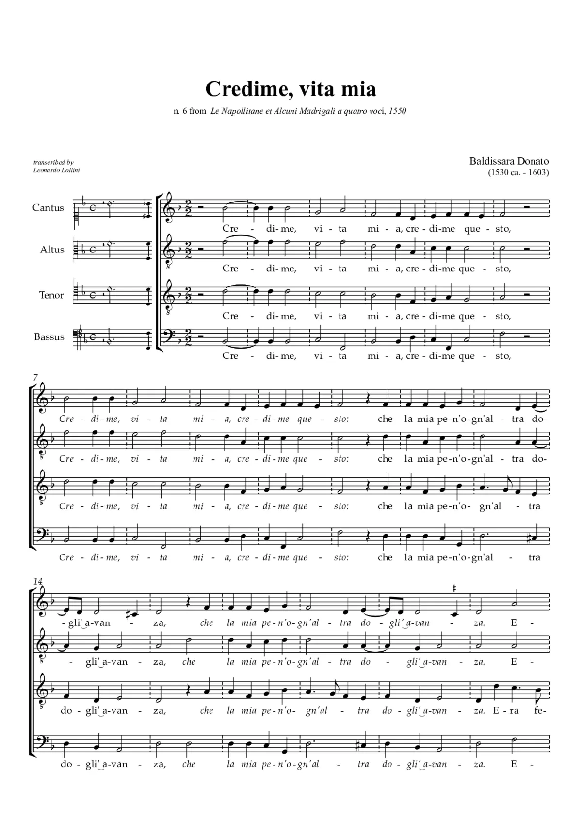Credime vita mia - Page 1