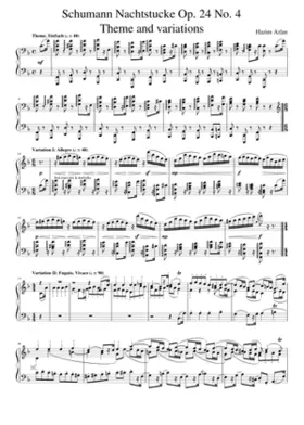 Variations on a theme by Schumann