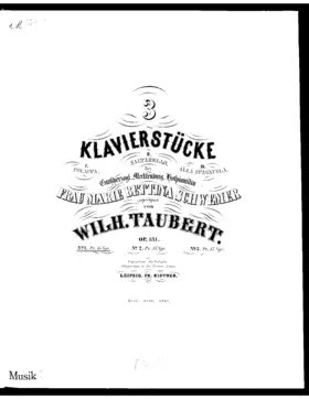 3 Klavierstücke