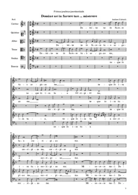 Domine, ne in furore tuo arguas me