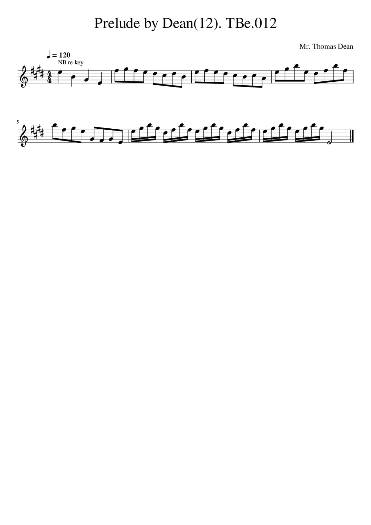 Prelude by Dean(12). TBe.012 - Page 1