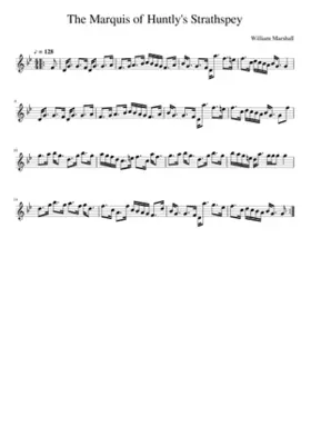 the Marquis of Huntly's Strathspey