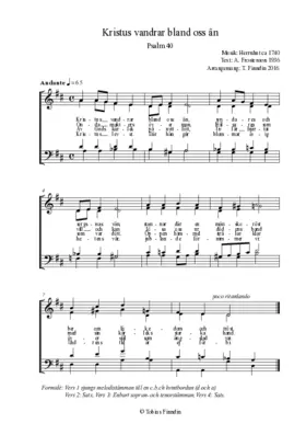 Psalm 40 - Kristus vandrar bland oss än