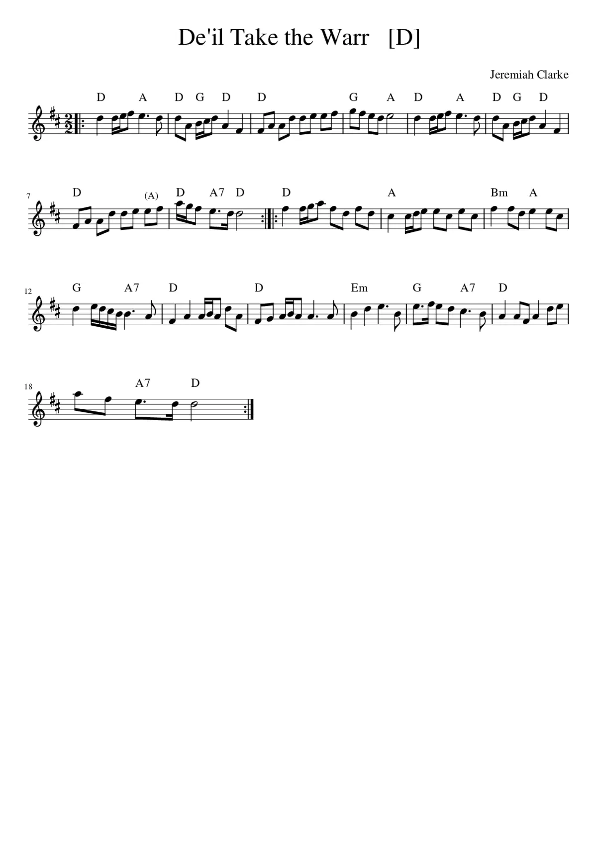 De'il Take the Warr - Page 1