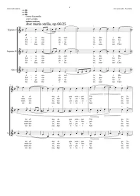 Ave maris stella op.66/25