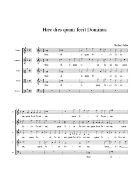 Hæc dies quam fecit Dominus
